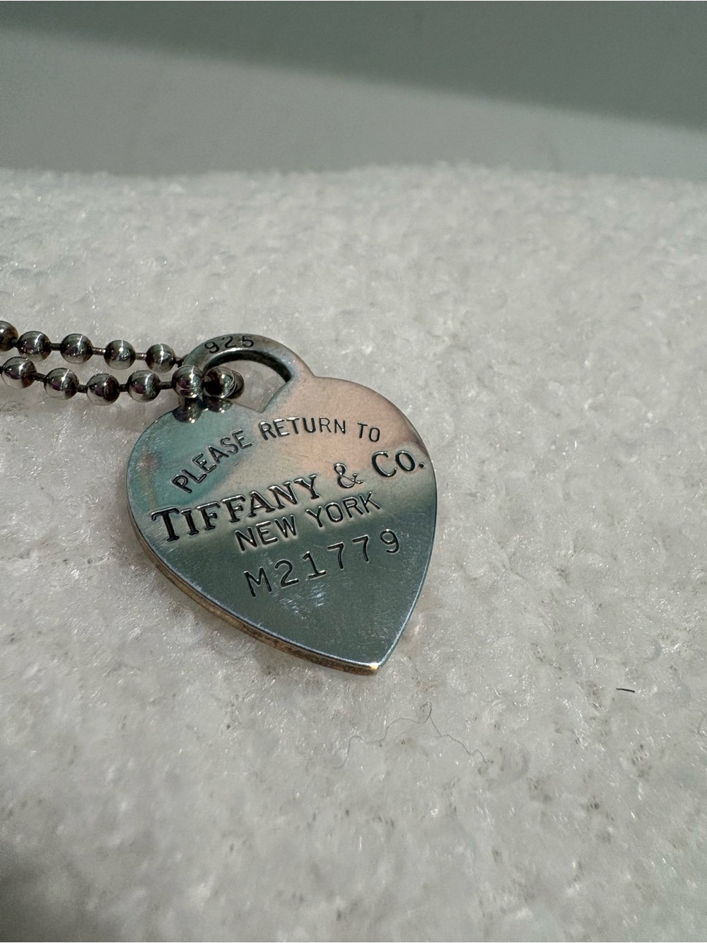 Authentic Tiffany & Co. Return to Tiffany Heart Necklace silver with certificate - Picture 5 of 10